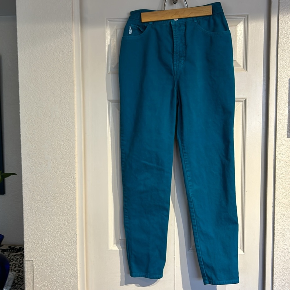 Vintage Bongo Jeans in Teal color